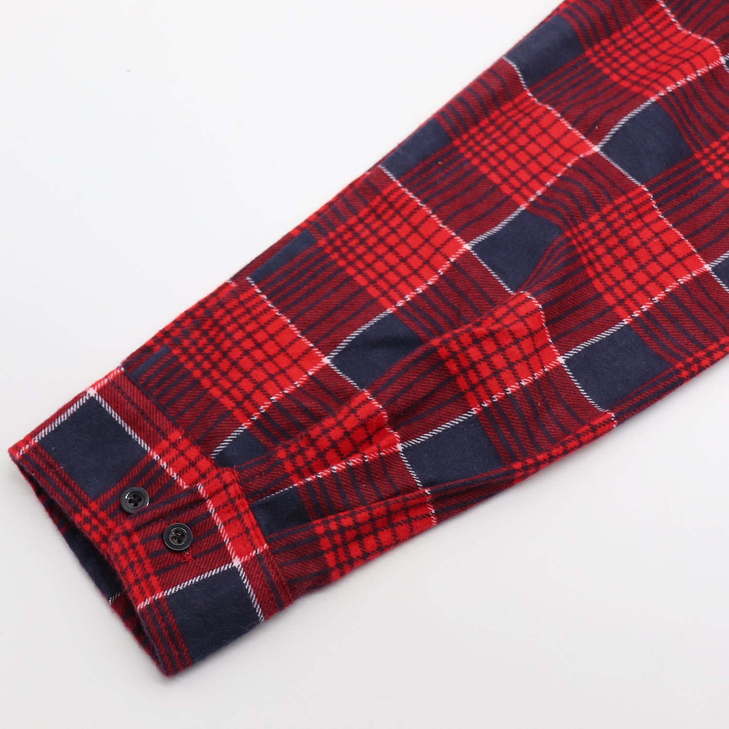 Herren Flanellhemd aus 100 % Baumwolle, Langarm, Karo, Flanell mit Taschen, Crimson Tide Plaid, 3XL