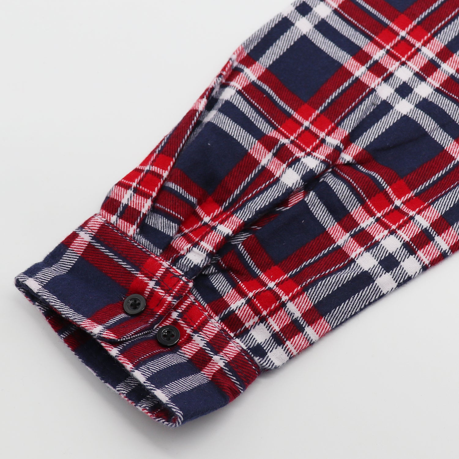 Men's 100% Cotton Flannelette Shirt Long Sleeve Plaid Check Flannel w Pockets, Heritage Red Plaid, XL