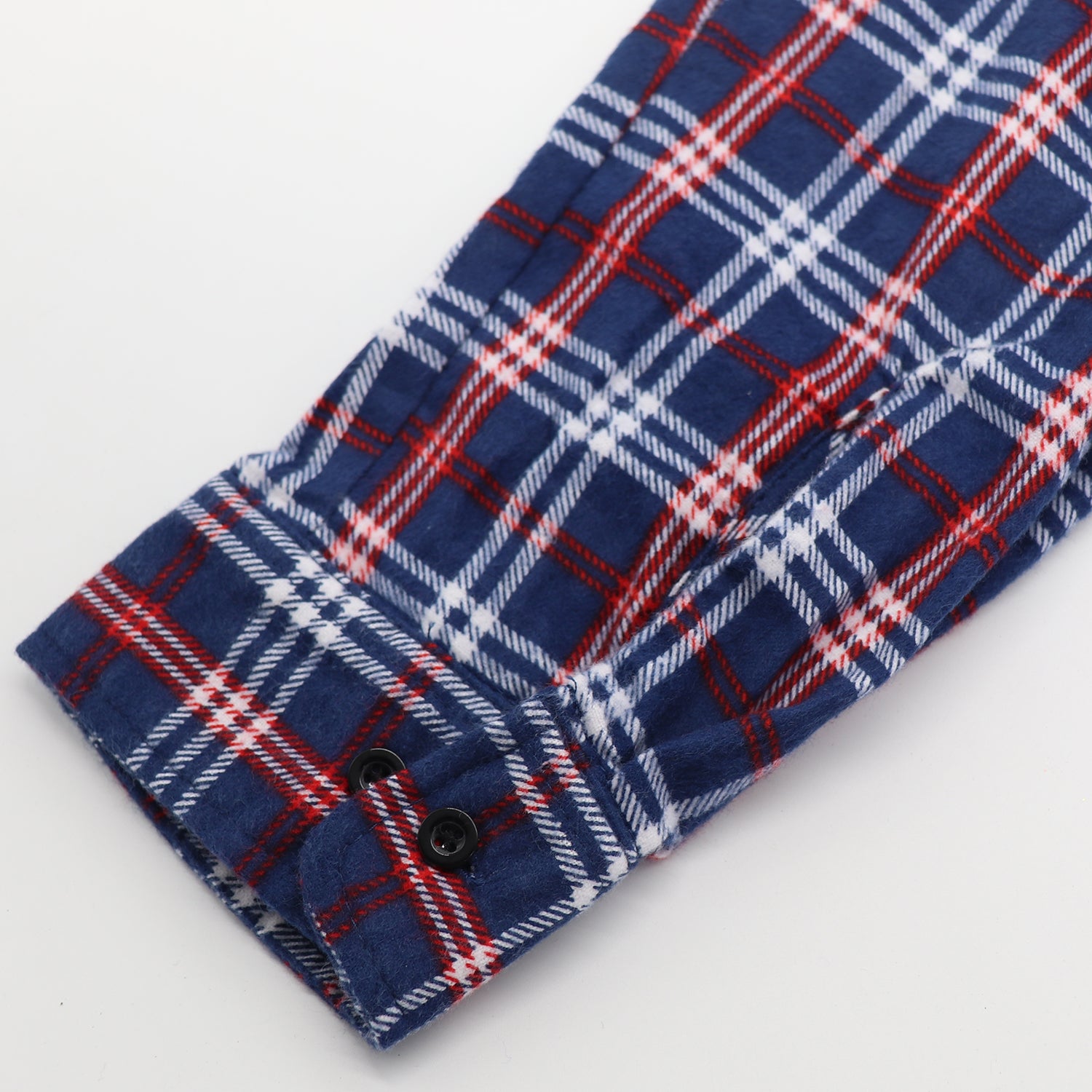 Herren Hemd aus 100% Baumwoll Flanell, langärmlig, kariert, mit Taschen, Patriot Blue Plaid, 2XL