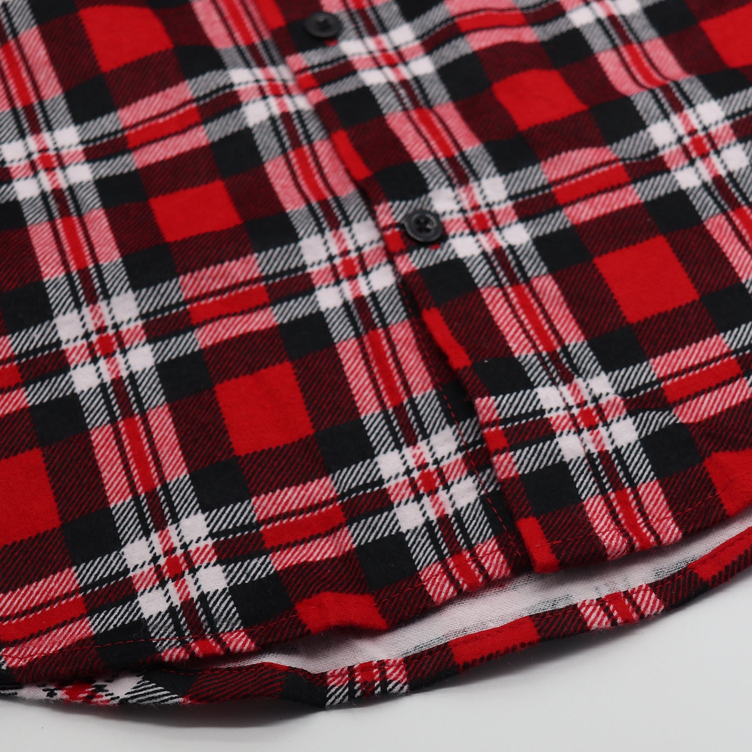Herren-Flanellhemd aus 100 % Baumwolle, langärmlig, kariert, mit Taschen, Crimson Knight Plaid, XL