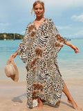 Caftan-Kleid im Loose-Fit-Stil 5 – Strand-Cover-up im Resort-Stil für Damen