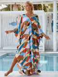 Stil 11 Locker geschnittenes Kaftankleid – Resort-Strand-Pareo für Damen