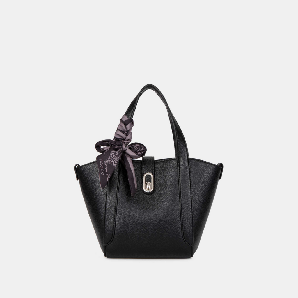 Bagco Noelle Leather Tote-Apricot