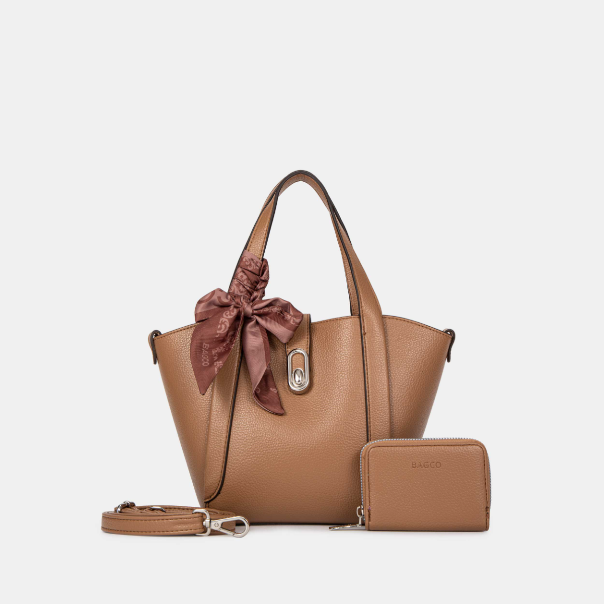 Bagco Noelle Leather Tote-Black