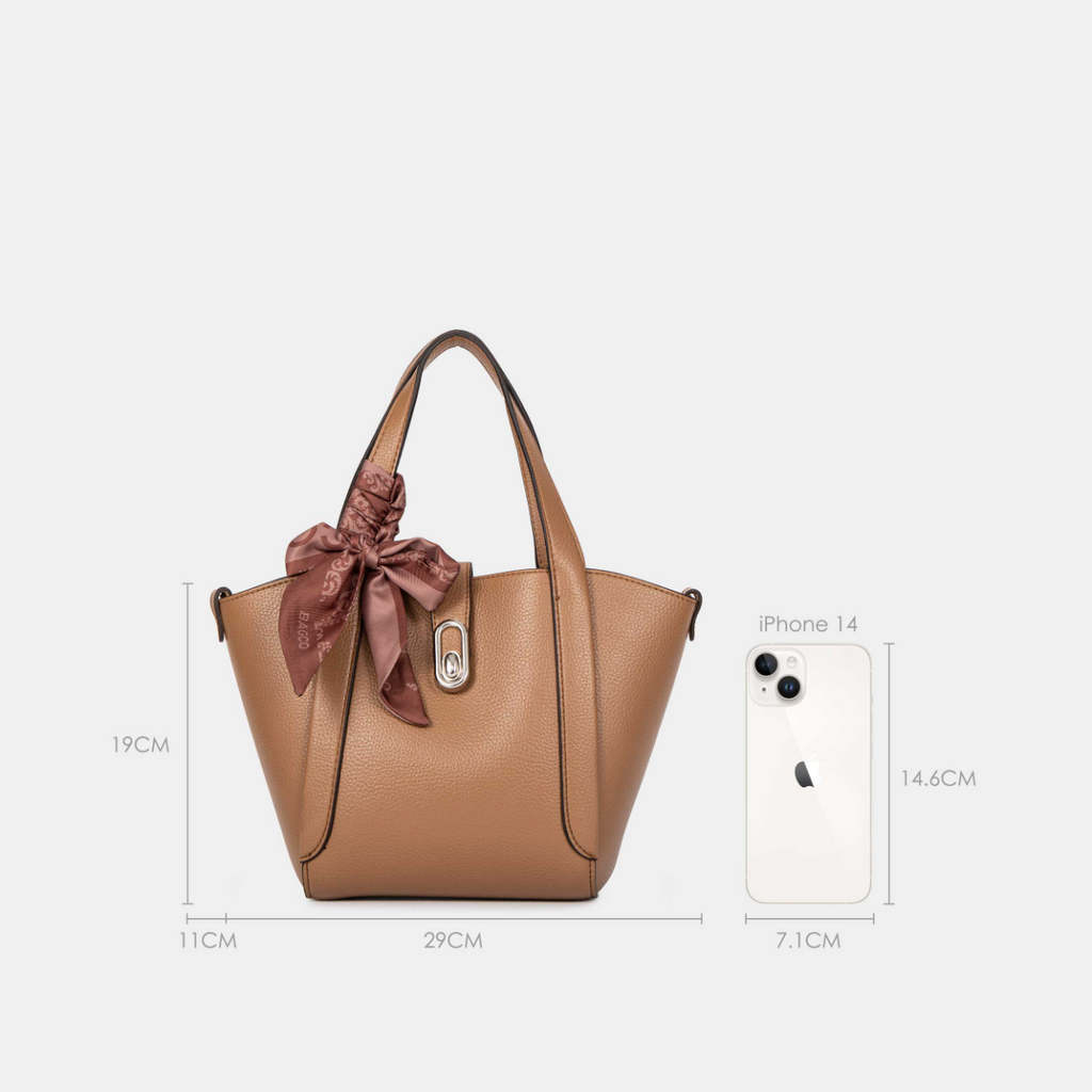 Bagco Noelle Ledertasche-Schwarz