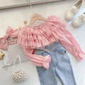 Girls Lace Collar Blouse