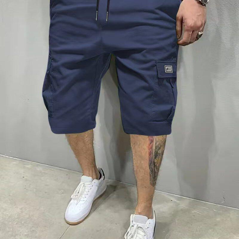 Mens Summer Shorts Straight Cut Beach Pants