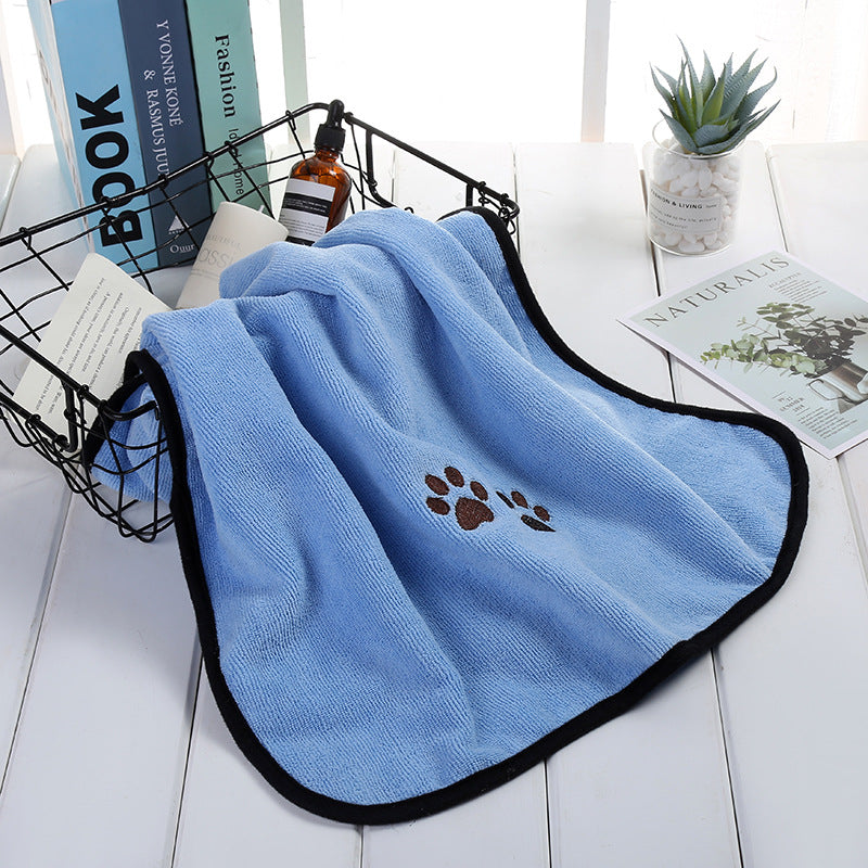 Superfine Fiber Pet Bath Towel Absorbent Quick Drying