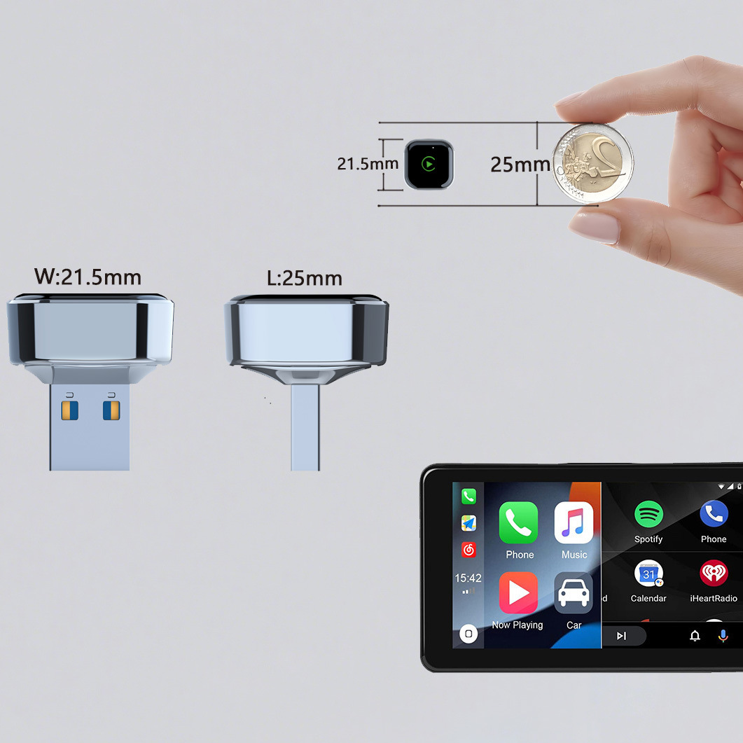 Wireless CarPlay Android Auto Adapter Module