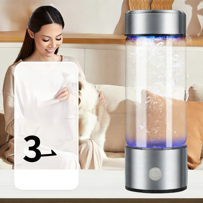 Portable Hydrogen Water Cup with SPE PEM Technology