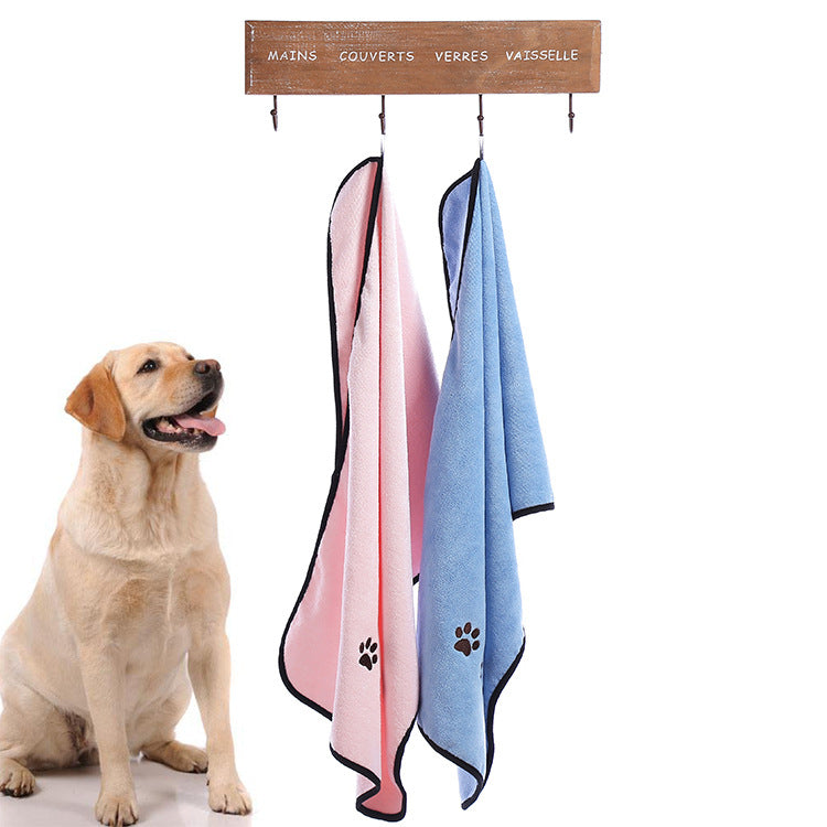 Superfine Fiber Pet Bath Towel Absorbent Quick Drying