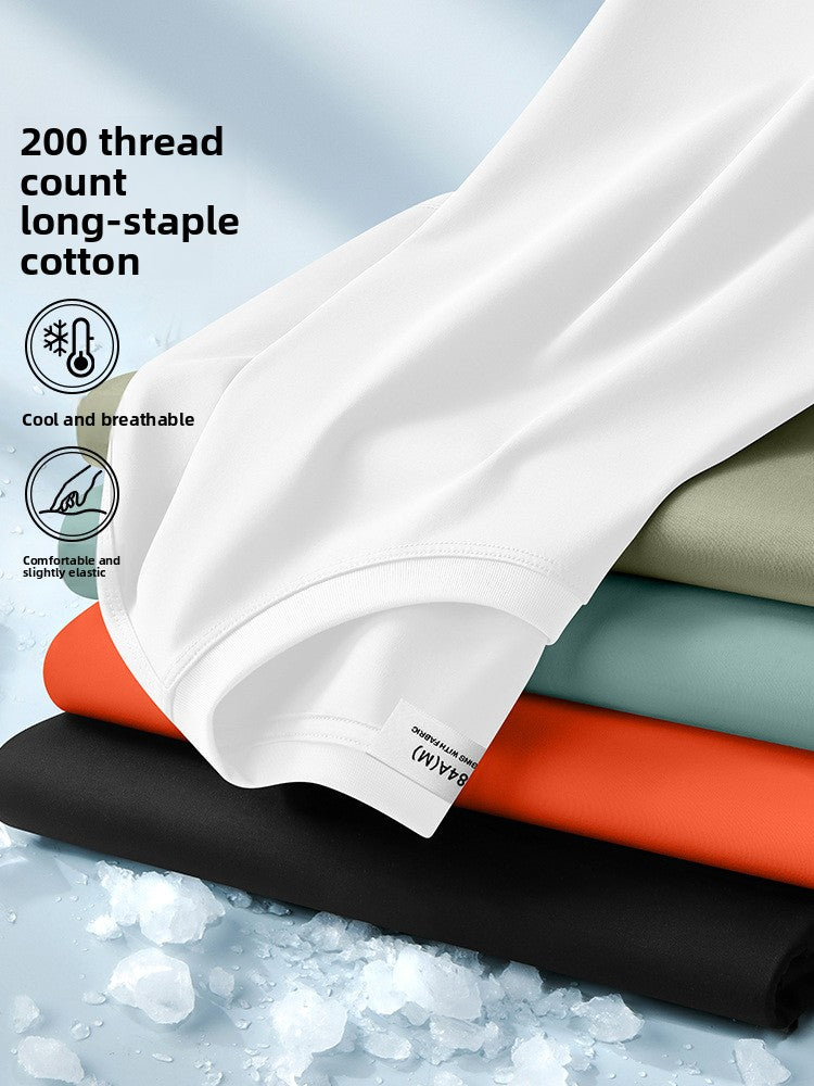 Mens Cotton Blend Short Sleeve T-Shirt