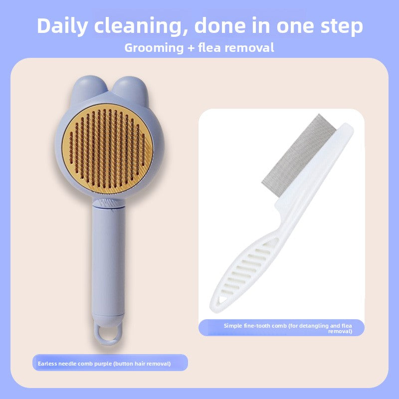 Pet Grooming Brush for Cats and Dogs